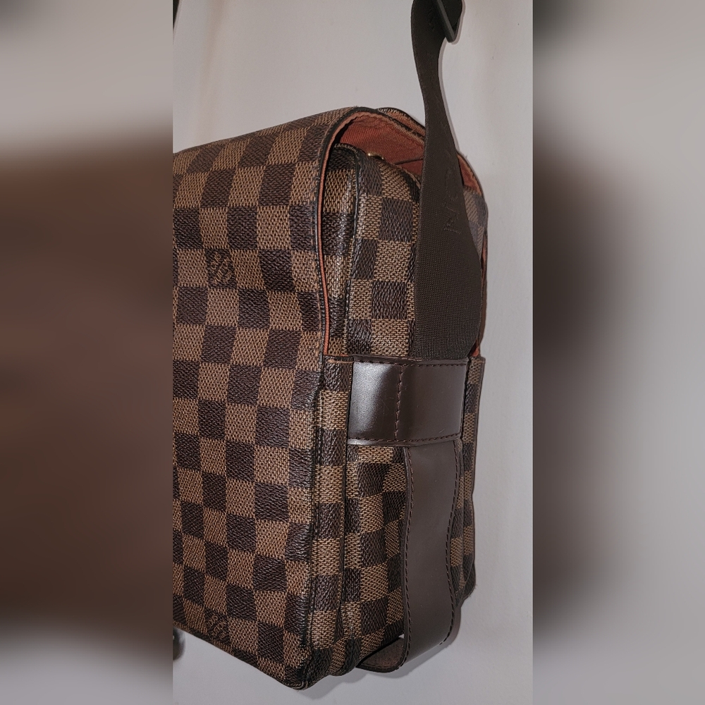 LOUIS VUITTON Damier Ebene Naviglio Shoulder Bag